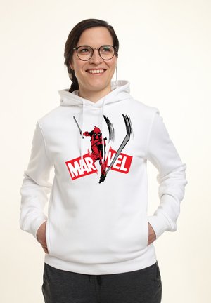 Henry Tiger, DEADPOOL & WOLVERINE MARVEL DEADPOOL SLASH - Hoodie - white