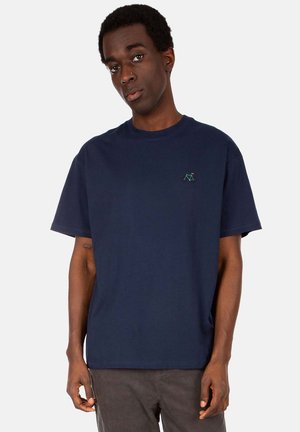 PEACERIDE EMB - Basic T-shirt - midnight
