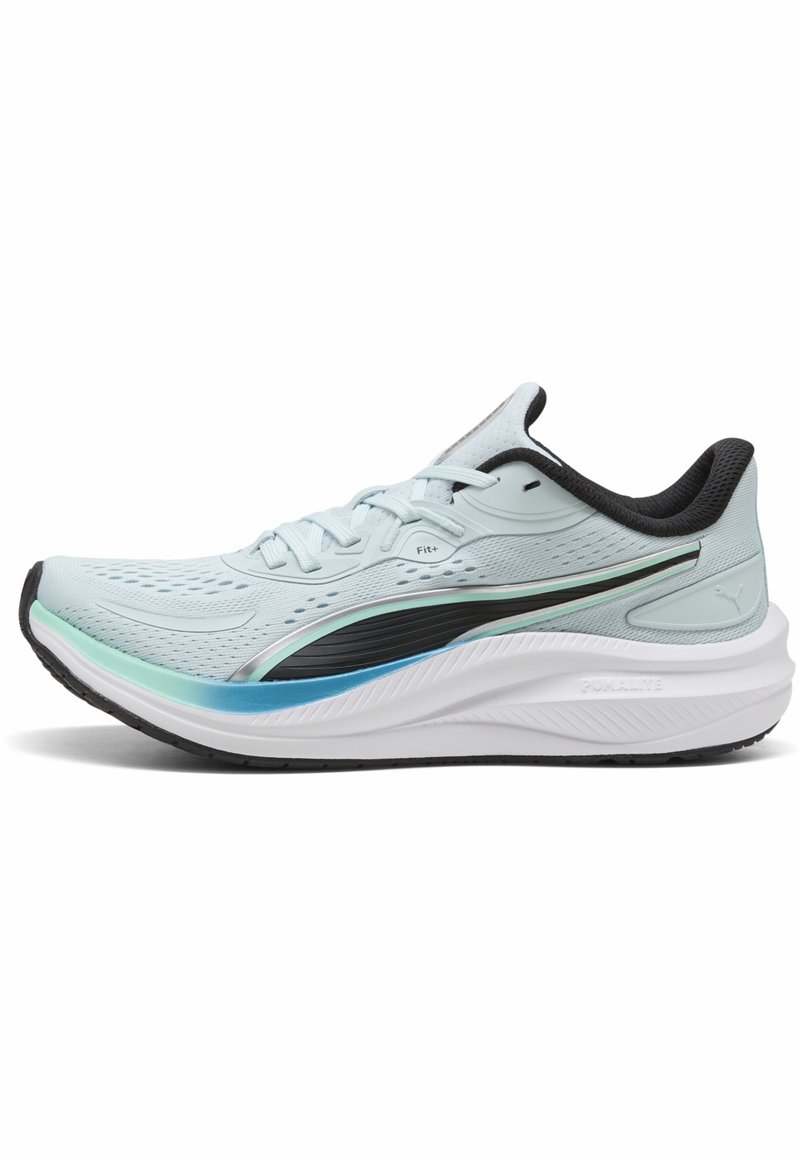 Puma SKYROCKET LITE 2 UNISEX - Trening copati - sea glass black speed blue mint melt- silver