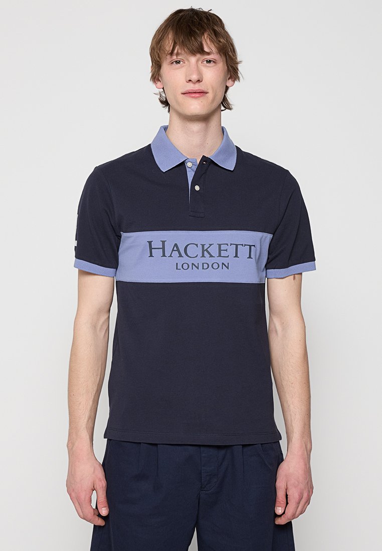 Hackett London Poloshirt blauw Hackett London Poloshirt blauw