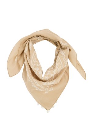Grain de Malice, CARRÉ MOTIF BANDANA - Bufanda - beige