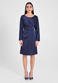 Robe Rinascimento Femme Taille S - Bleu - Longueur Midi En Polyester - Neuf Avec étiquettes