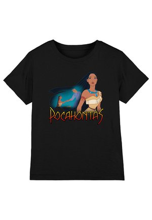 Disney POCAHONTAS JOHN SMITH CANOE - Print T-shirt - black