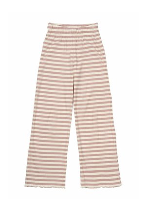MOORE WIDE - Bukser - adobe rose striped