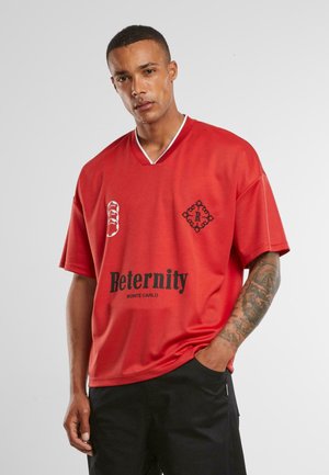 MONTE CARLO - Print T-shirt - red