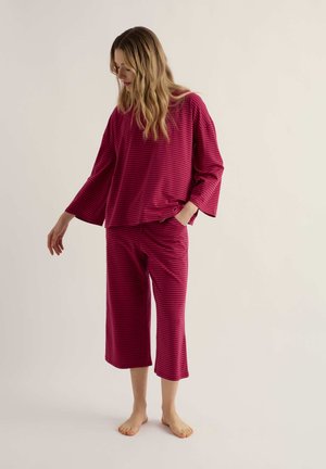 Seasalt Cornwall, SEASALT CORNWALL TREE SHADOW PYJAMAS SET - Pyjama - pink - obliques dark freesia radish