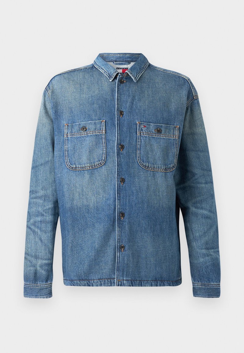 Tommy Jeans Overhemd blauw denim/bluedenim Tommy Jeans Overhemd blauw denim/bluedenim