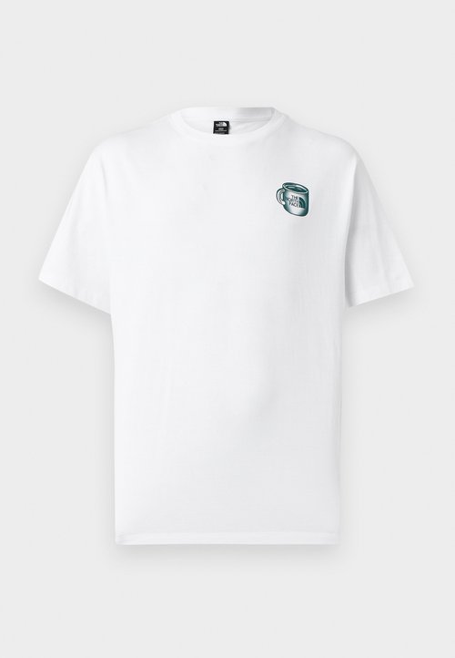 The North Face BASECAMP BARISTA RELAXED SHORT SLEEVE - Print T-shirt - white/pacific teal — foto 5