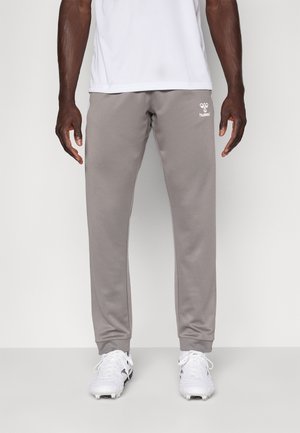 HMLLEAD TRACK PANTS - Tracksuit bottoms - steel gray