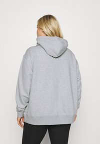 Nike Sportswear Sweatshirt com capuz - dark grey heather/white