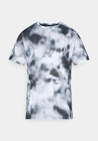 BREATHE TOP - T-Shirt sport - black/reflective silver-coloured