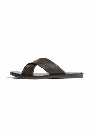 ADRIANO  - Pantolette flach - brown calf