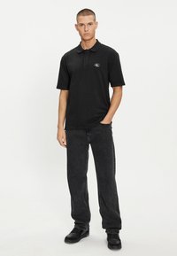 Calvin Klein Jeans TEXTURE - Polo - ck black