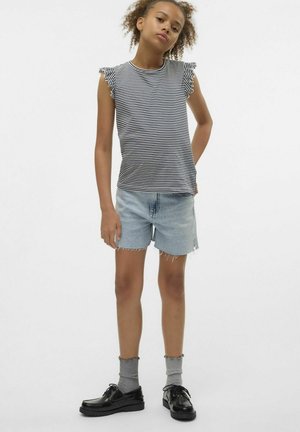 VMFRIDA IM DESIGN - Denimshorts - light blue denim