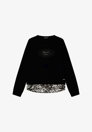 Freddy Maglietta a manica lunga - black zebra animalier