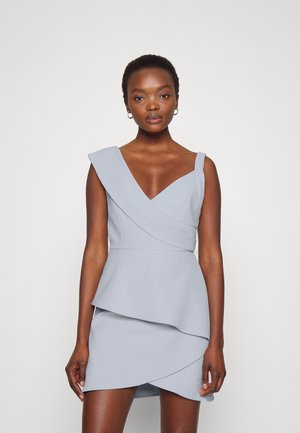SHORT EVENING - Jerseyjurk - xenon blue
