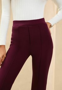 Lipsy HIGH WAISTED CONTOUR - Kalhoty - burgundy red