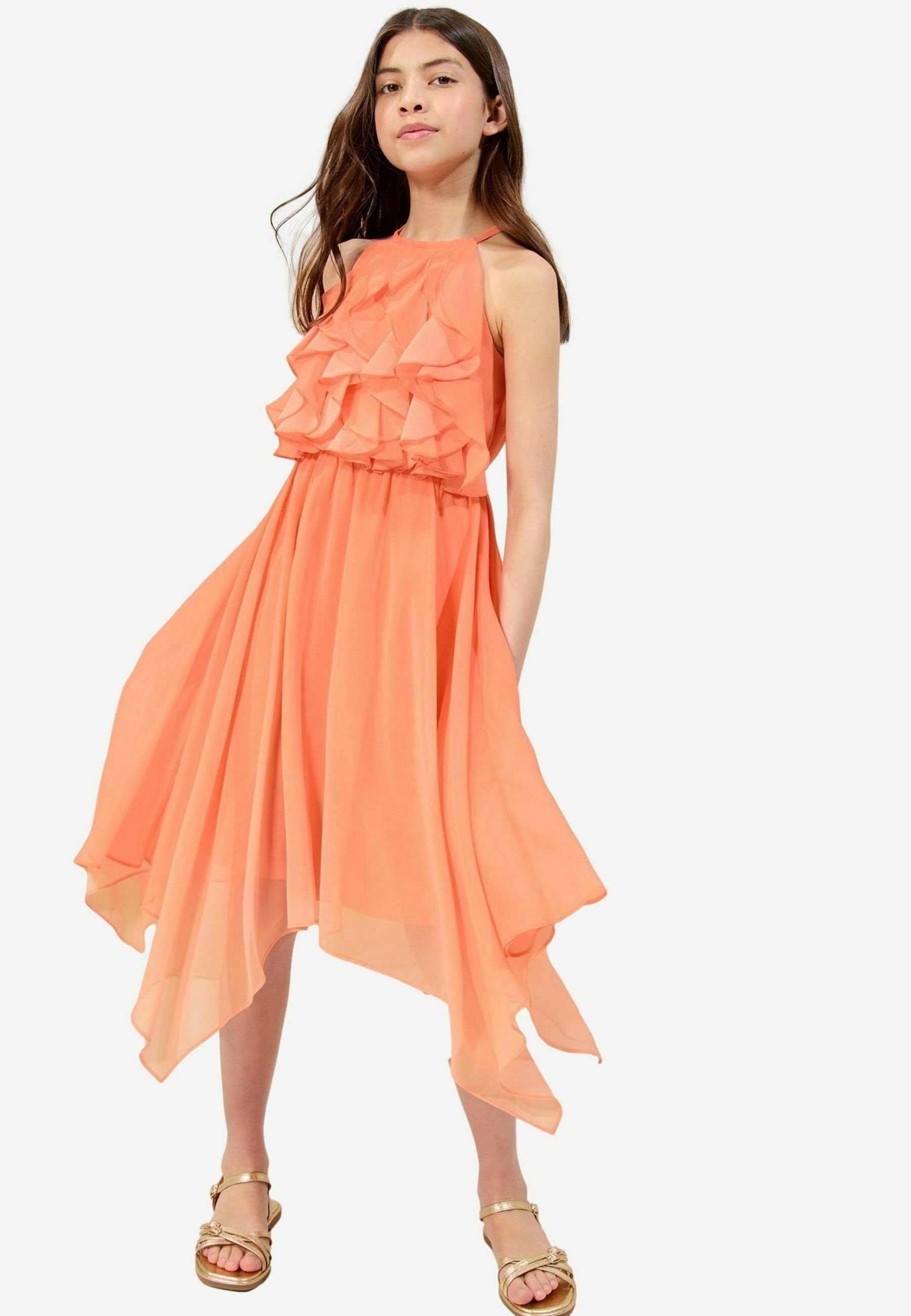 Lipsy Day dress coral orange/orange Zalando