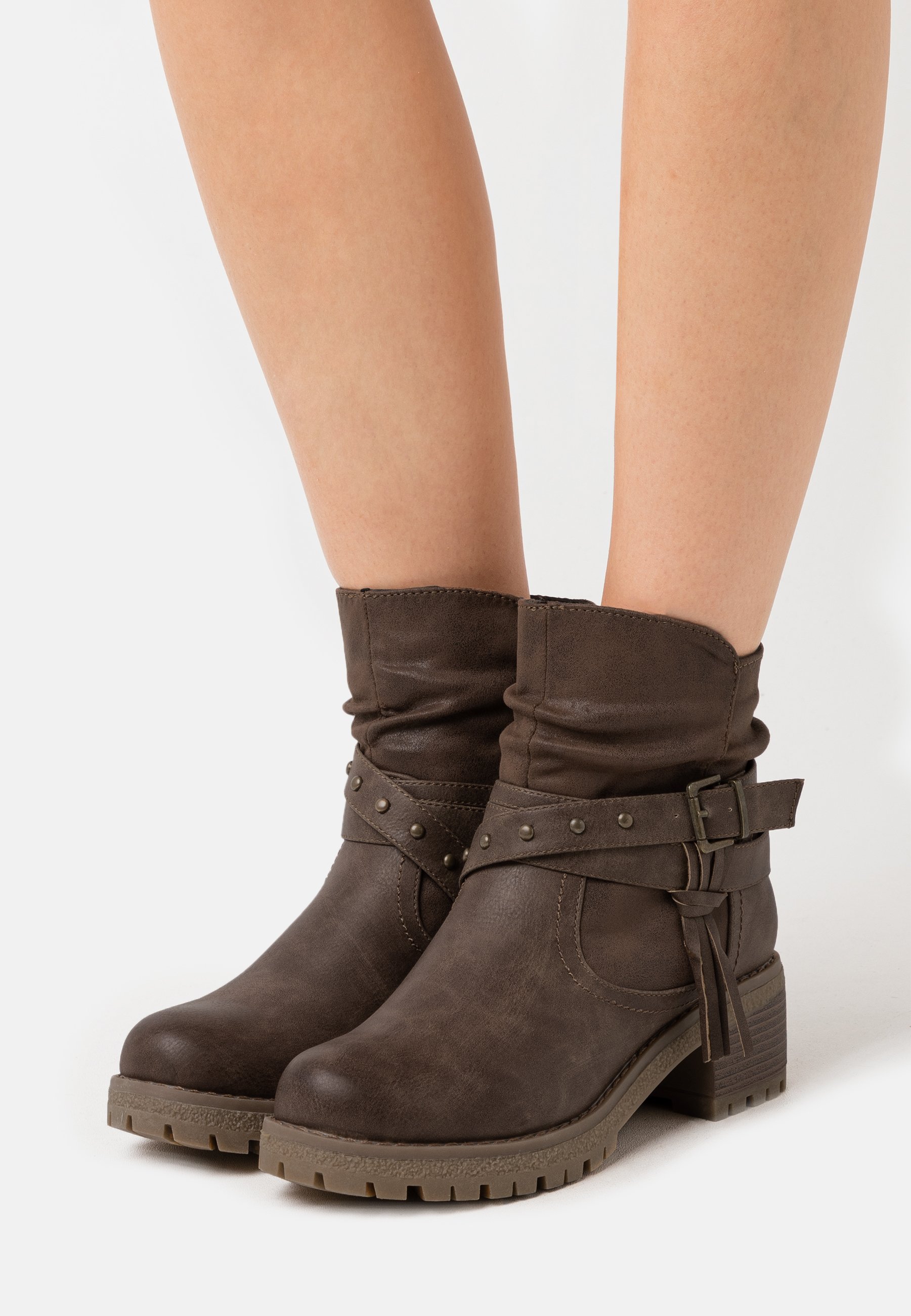 Cowboy Bikerlaarsjes taupe Cowboy Bikerlaarsjes taupe