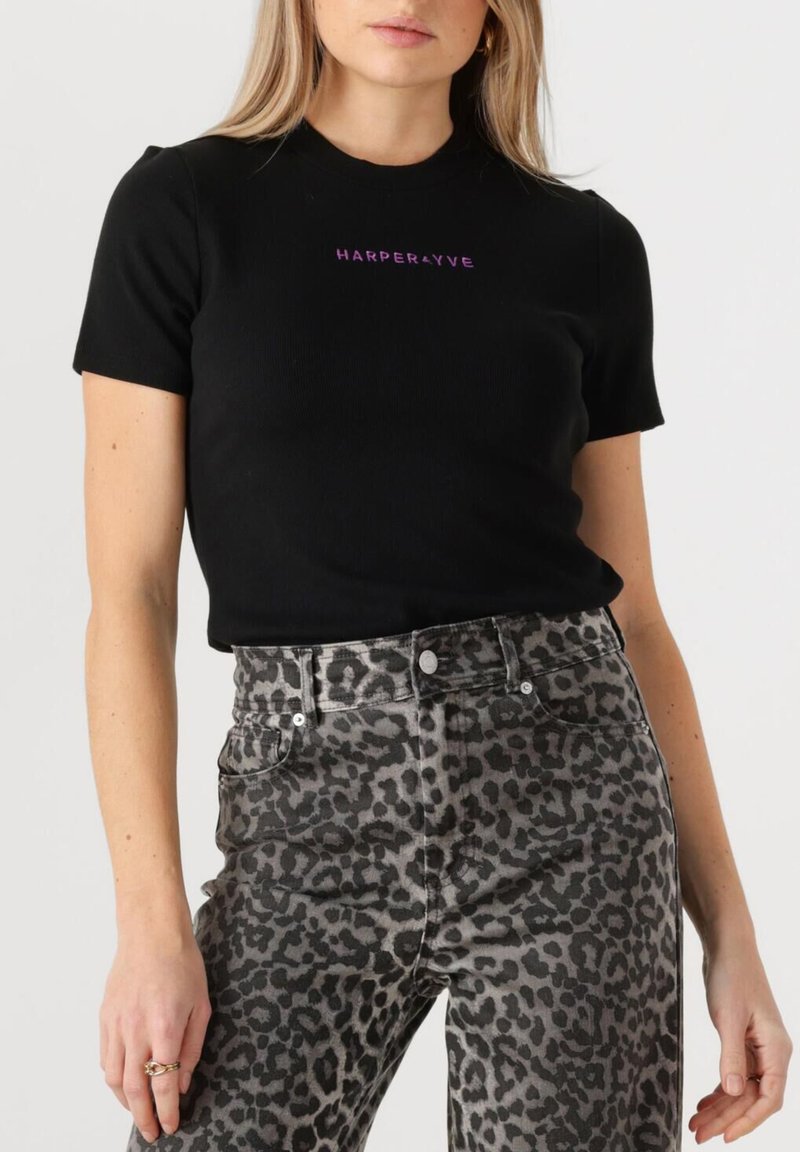 HARPER & YVE T-shirt print - zwart
