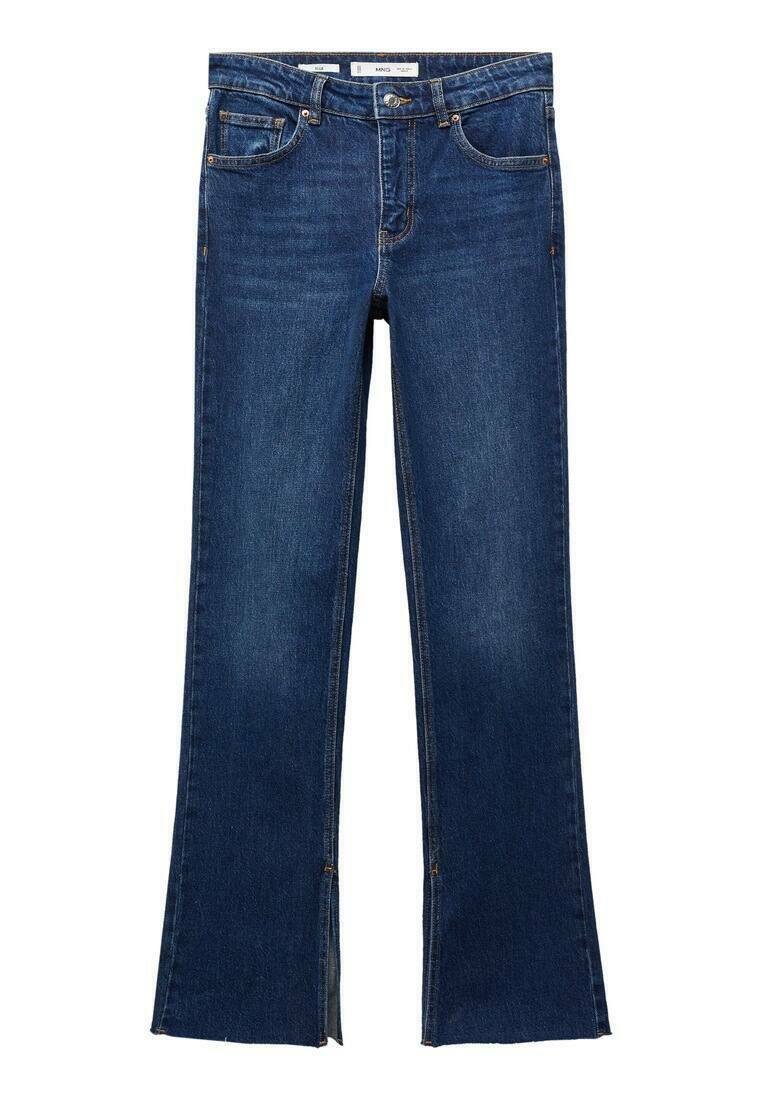 Mango Slim fit jeans donkerblauw