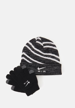 AIR BEANIE UNISEX SET - Guanti - black
