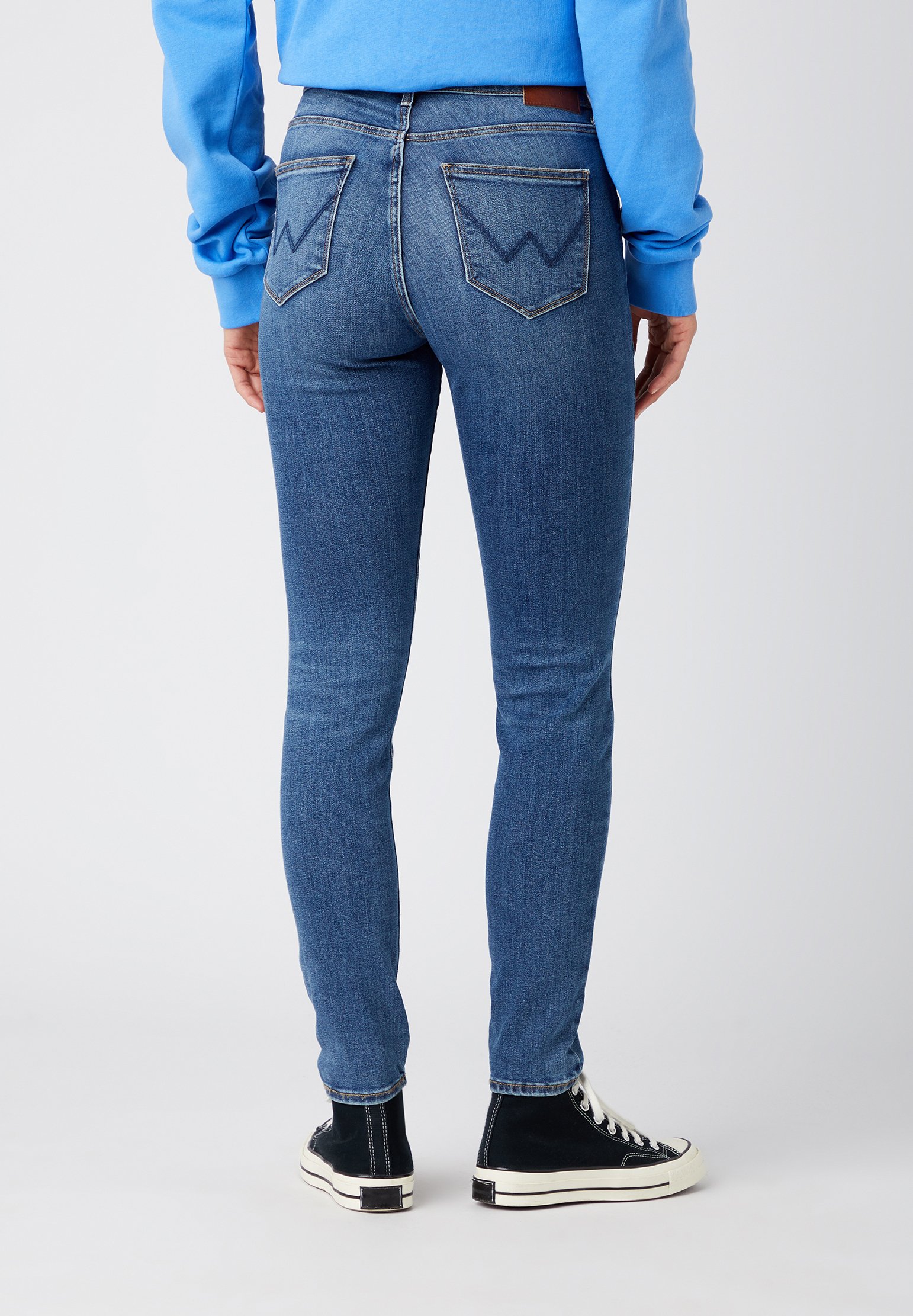 Wrangler Jeans Skinny Fit - blue/koningsblauw - Zalando.nl