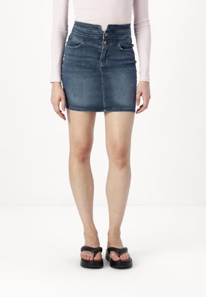 ONLVIENNA  - Denim skirt - dark blue denim