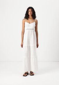 Vero Moda - VMQUINCY LONG DRESS - Robe longue - snow white Image miniature 1