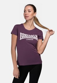 Unselected, aubergine white