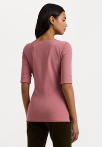 Lauren Ralph Lauren STRETCH COTTON BOATNECK TEE - T-shirt basic - rose blush