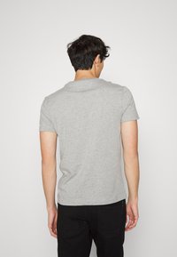 Tommy Hilfiger LARGE FLAG TEE - T-shirt estampada - light grey heather