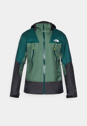 The North Face SIGNAL - Hardshell jacket - duck green/deep nori/black