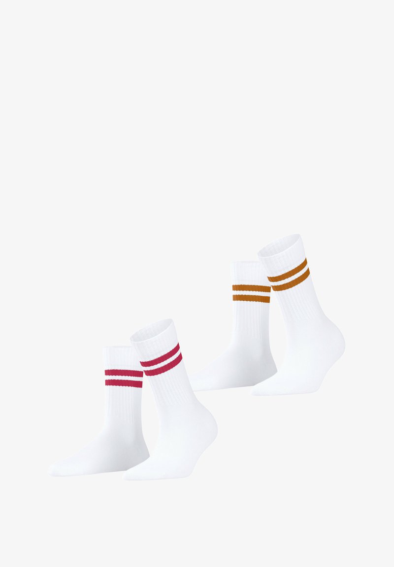 Esprit Tennis Stripe 2-Pack - Chaussettes - raw white