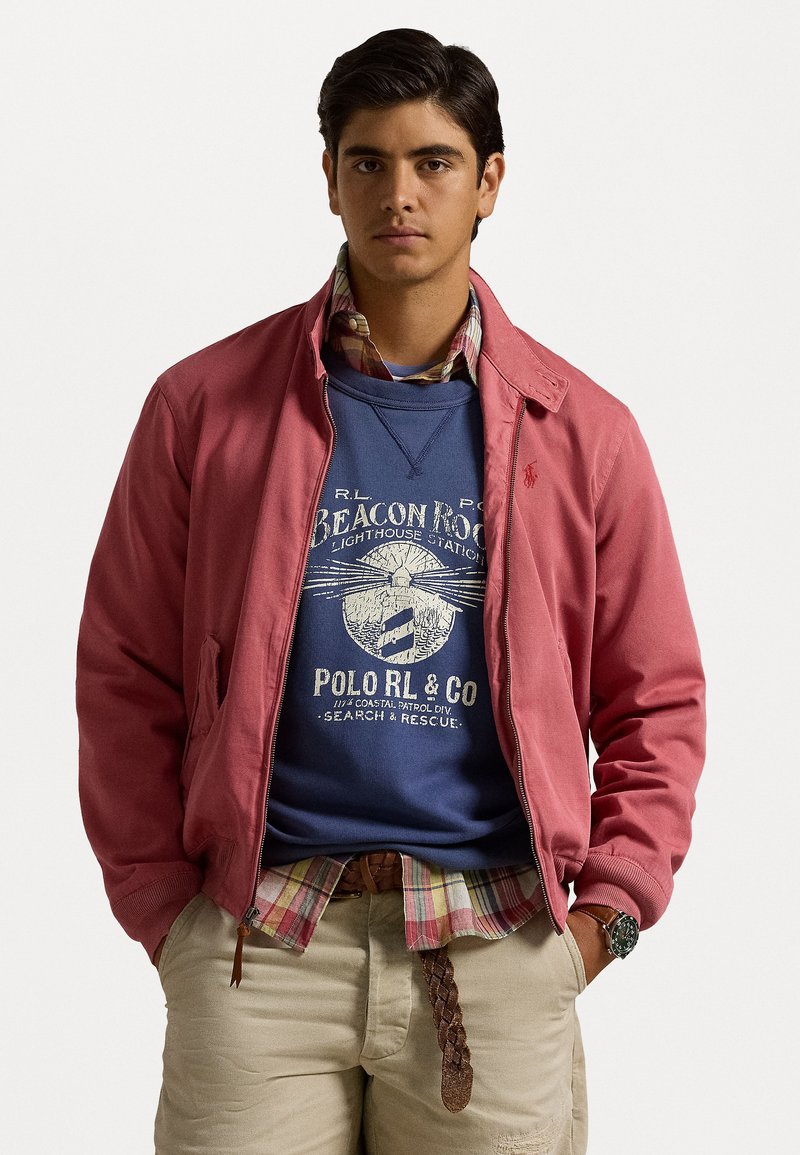 Polo Ralph Lauren GARMENT-DYED CHINO JACKET - Windbreaker - adirondack berry