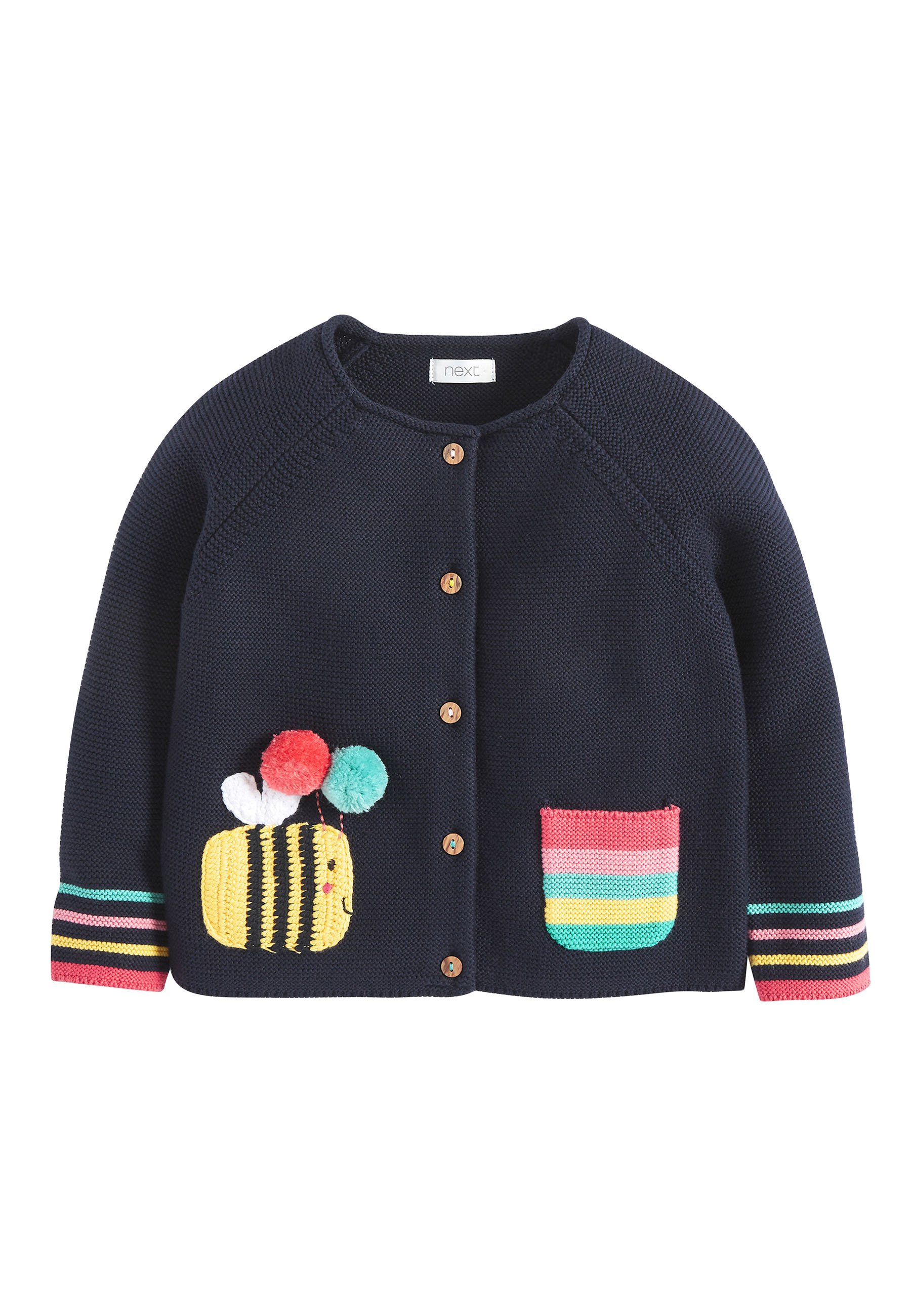 next navy cardigan
