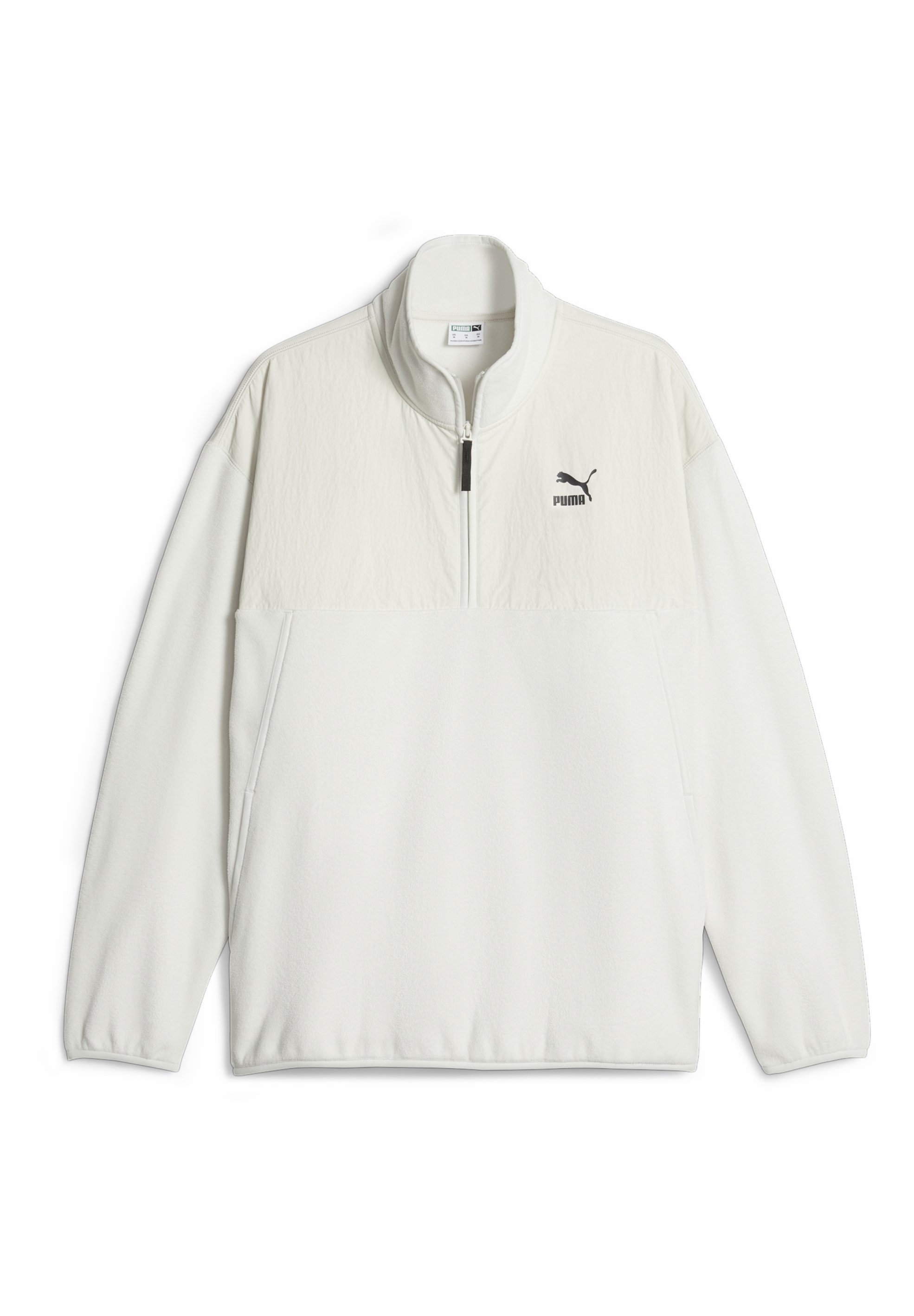 Puma CLASSICS UTILITY HALF-ZIP - Fleecová mikina - sedate gray