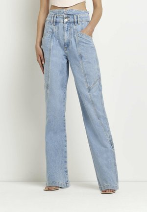 River Island Džíny Straight Fit - blue