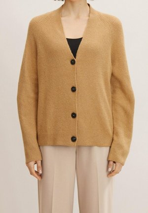 Chaqueta de punto - camel