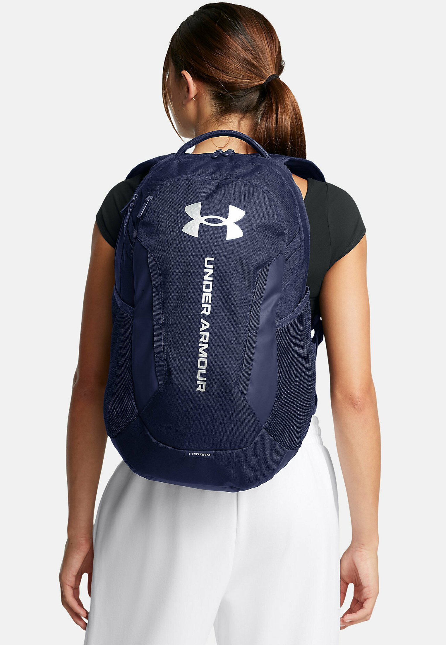 Under Armour HUSTLE Mochila midnight navy/azul