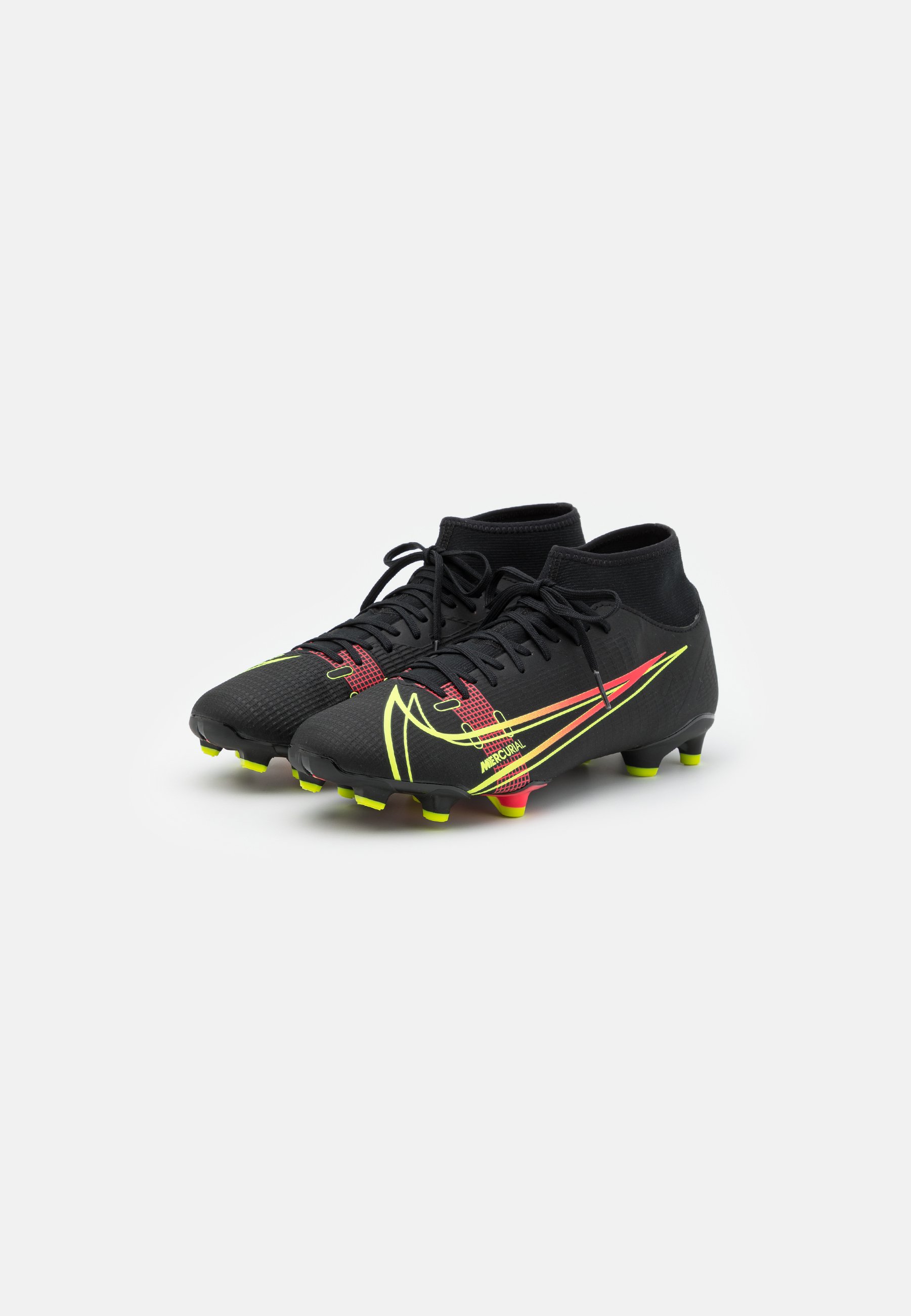 Nike Performance MERCURIAL 8 ACADEMY FG/MG - Botas de fútbol con tacos -  black/cyber/off noir/negro - Zalando.es