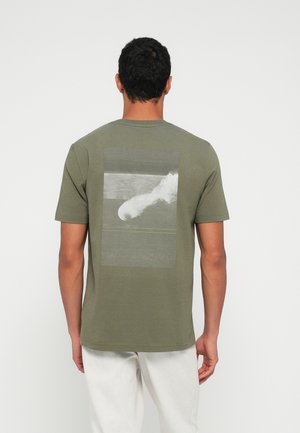 JOIN - Trükipildiga T-särk - dark beige