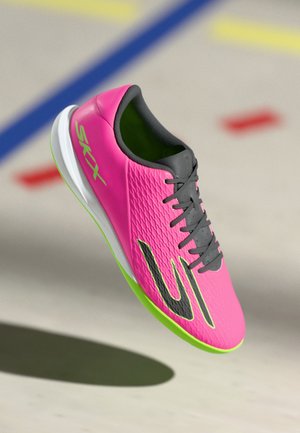 SKX 2 CLUB IC - Indoor football boots - pink/black/lime
