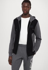 EA7 Emporio Armani PANTALONI - Tréningruha alsók - dark grey mel