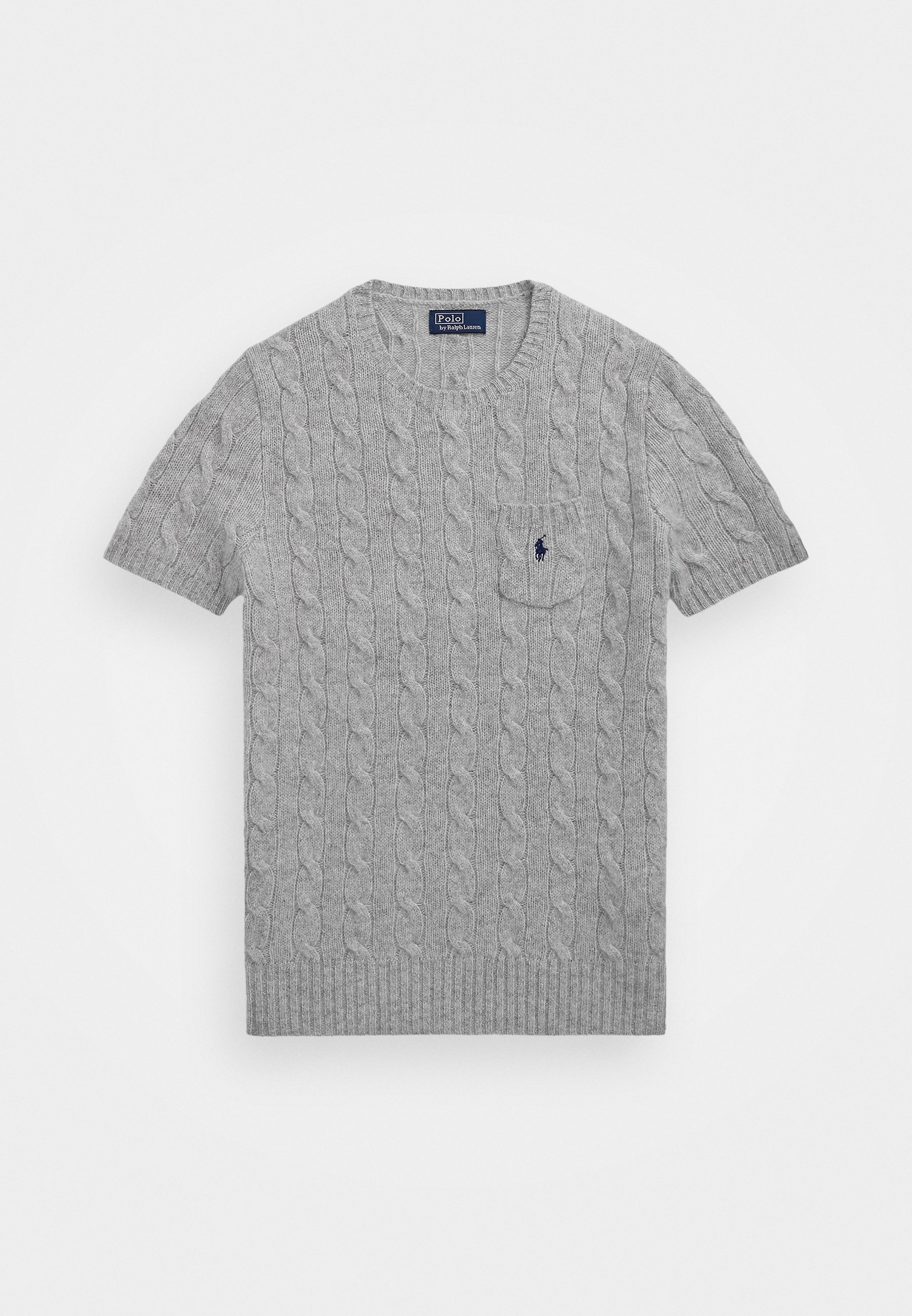 Polo Ralph Lauren CABLE WOOL CASHMERE SHORT SLEEVE JUMPER