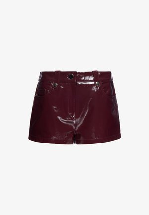 faina, Leren broek - burgundy