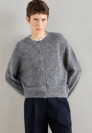 CARDIGAN MINNA - Ζακέτα - dark grey melange
