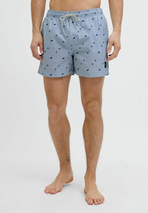 JPSTMAUI MINI STRIPE - Badeshorts - cashmere blue