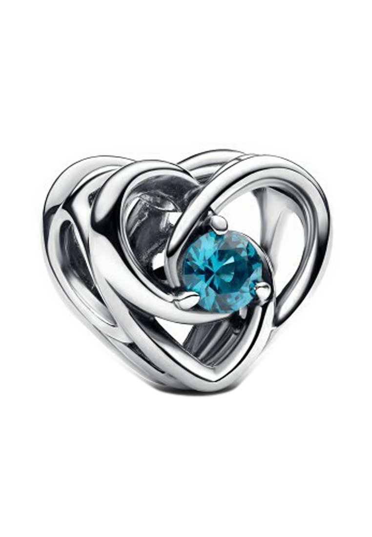 Pandora CŒUR ENTRELACÉS - Talizman - argentée couleur