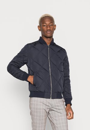 COAT REGULAR FIT WITH ECO PADDING DUPO - Bomber Jacket - marine